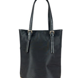 Burberry Vintage Blue Label Nylon Bucket Tote Bag