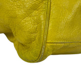 Balenciaga Yellow Leather Classic City Bag