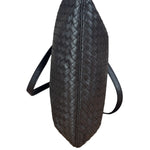 Bottega Veneta Chocolate Brown Leather Intercciato Tote Bag