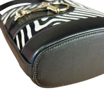 Gucci 73 Small Bucket Bag Zebra Print