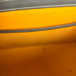 Goyard Mini Grey Goyardine Saigon Top Handle Bag