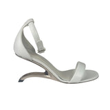 Alexander McQueen White Arc Calfskin Sandal