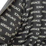 Vintage Versace Jeans Couture Black Polyester Reversible Jacket