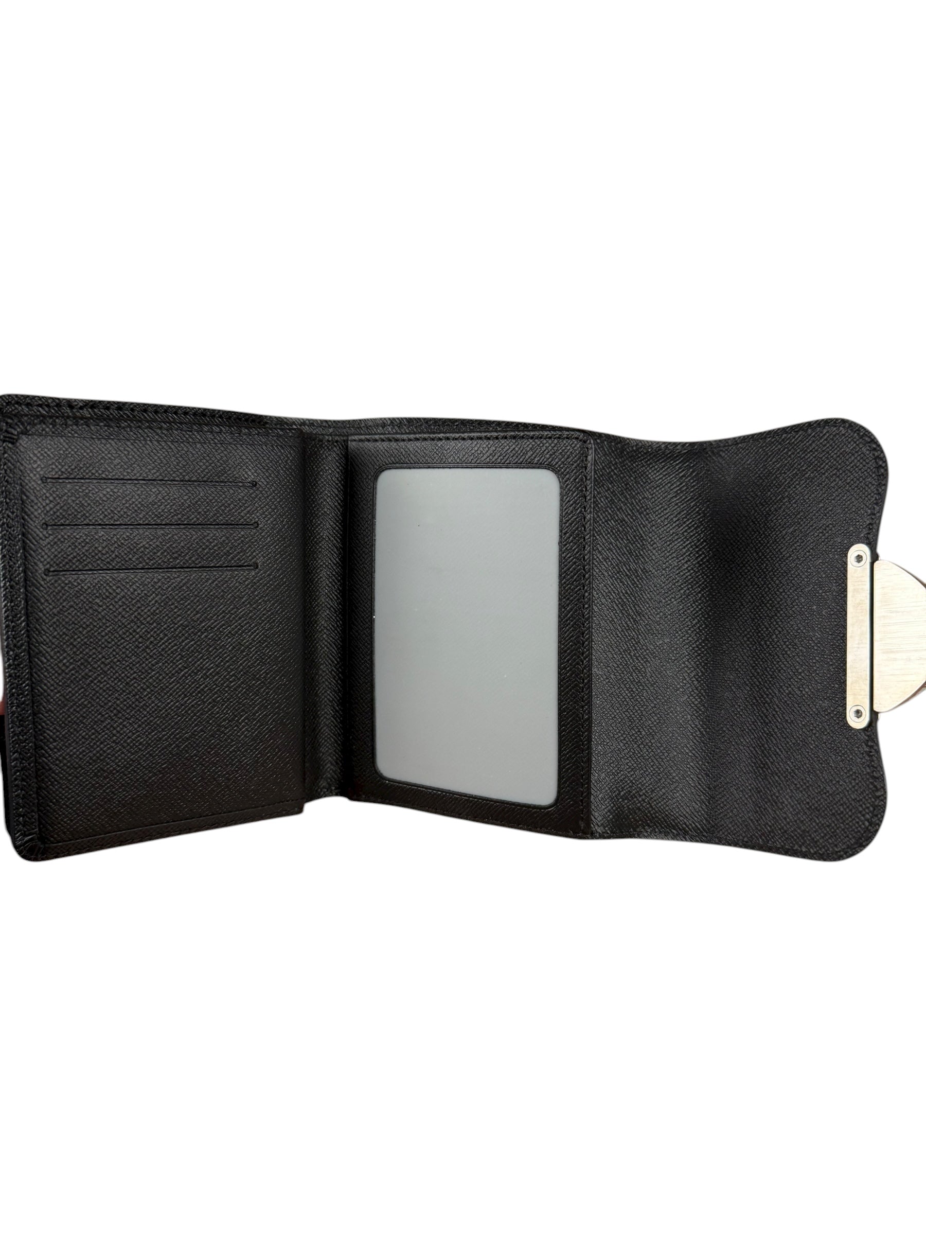 Louis Vuitton Black Epi Joey Trifold Wallet