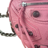 Balenciaga Pink Le Cagole Heart Mini Bag