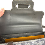 Goyard Mini Grey Goyardine Saigon Top Handle Bag