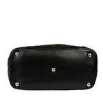 Chanel Black Quilted Leather Ligne Cambon Tote Mid 2000's
