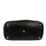 Chanel Black Quilted Leather Ligne Cambon Tote Mid 2000's