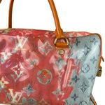 Louis Vuitton Richard Prince Orange Vinyl Canvas Monogram Hand Bag PM