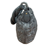 Louis Vuitton Limited Edition Grey Leather Monogram Olympe Nimbus Hobo Bag