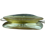 Loewe Gold Leather Anagram Shoulder Bag