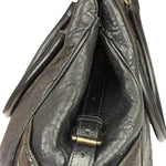 Fendi Black Leather Etniko Du Jour Shoulder Bag