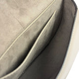 Fendi Dove Gray Leather C'mon Crossbody Bag