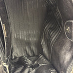 Prada Black Leather/Suede Shoulder Bag