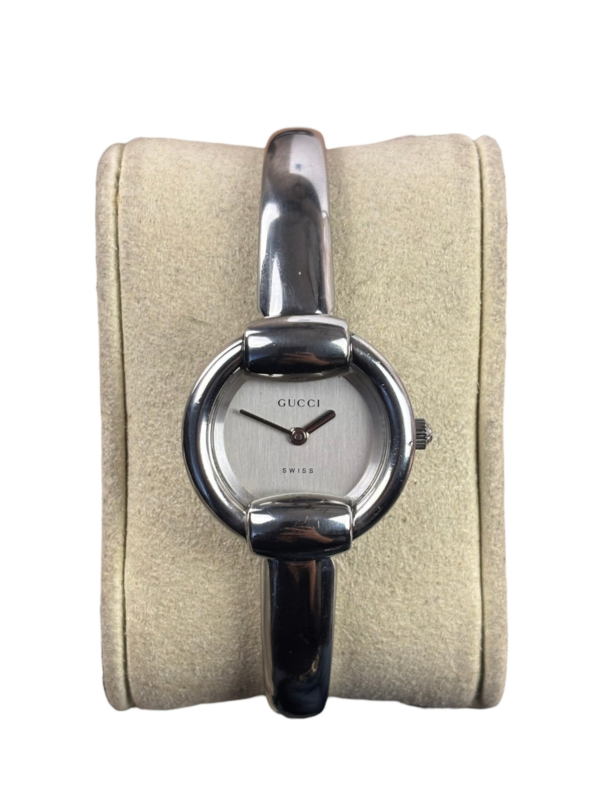 Gucci 1400L Silver Dial Bangle