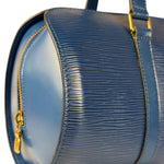 Louis Vuitton Blue Epi Soufflot Handbag