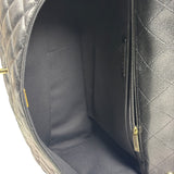 Chanel Black Quilted Caviar Jumbo Flap Bag 2021