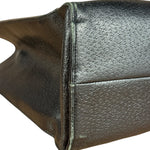 Gucci Vintage Black Leather Shoulder Tote