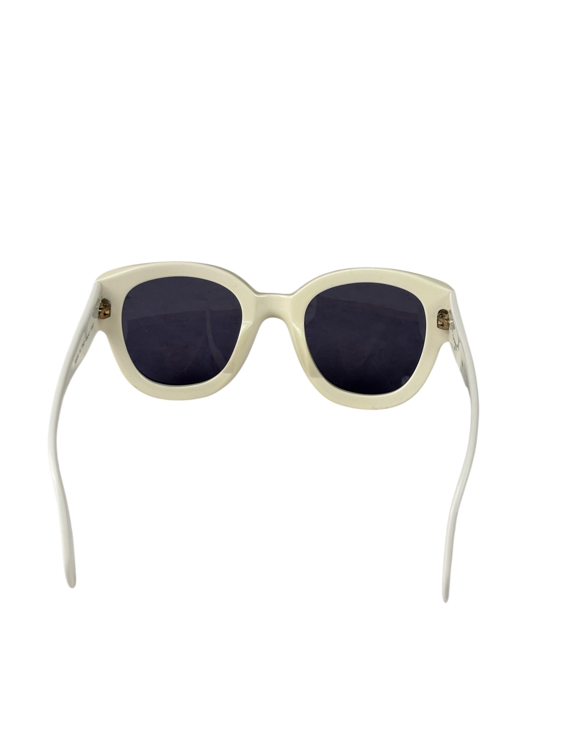 Chanel White Acetate Sunglasses 05247 10601