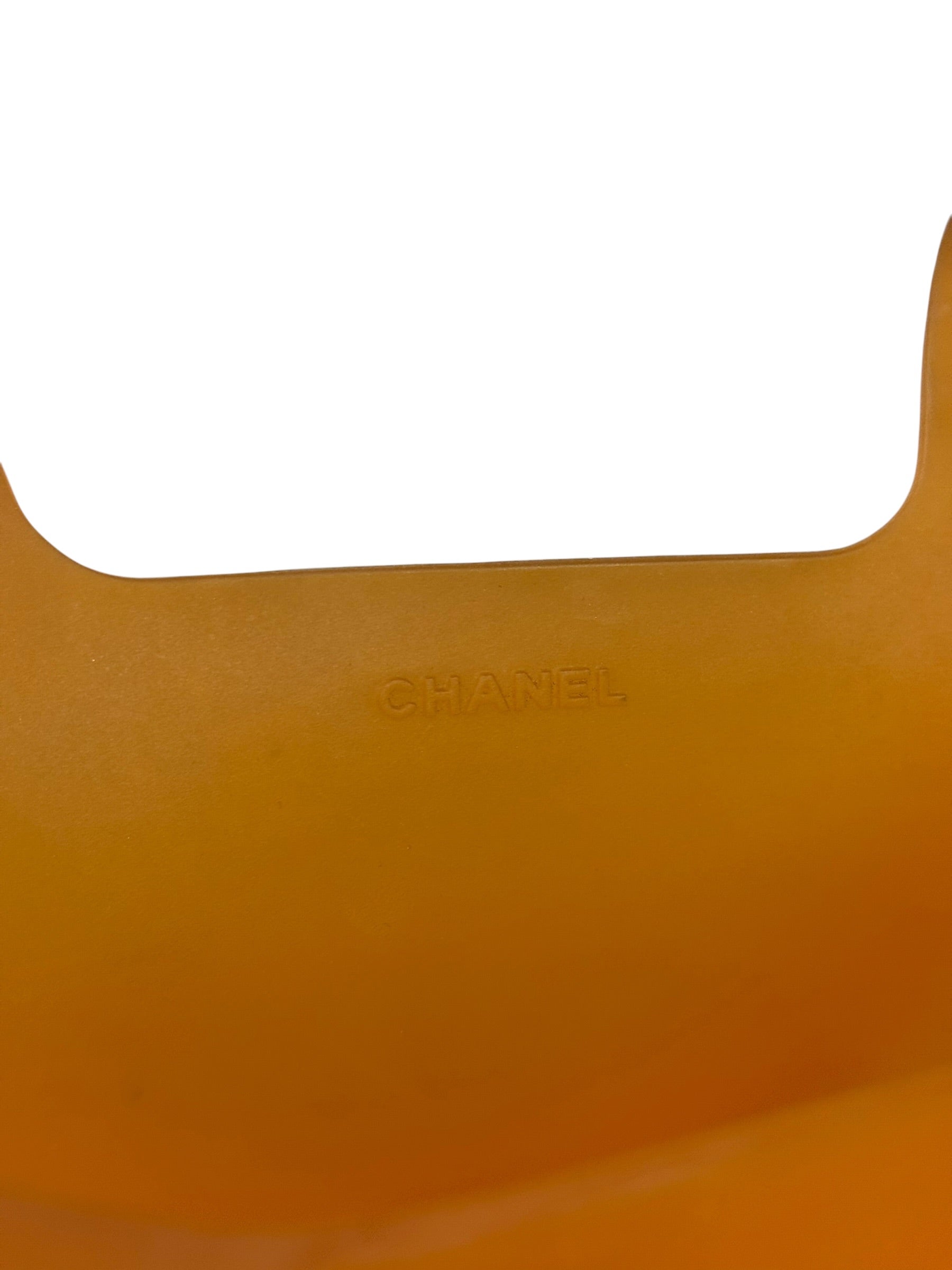 Chanel Orange Jelly Tote