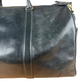 Coach Black Leather Large Duffle