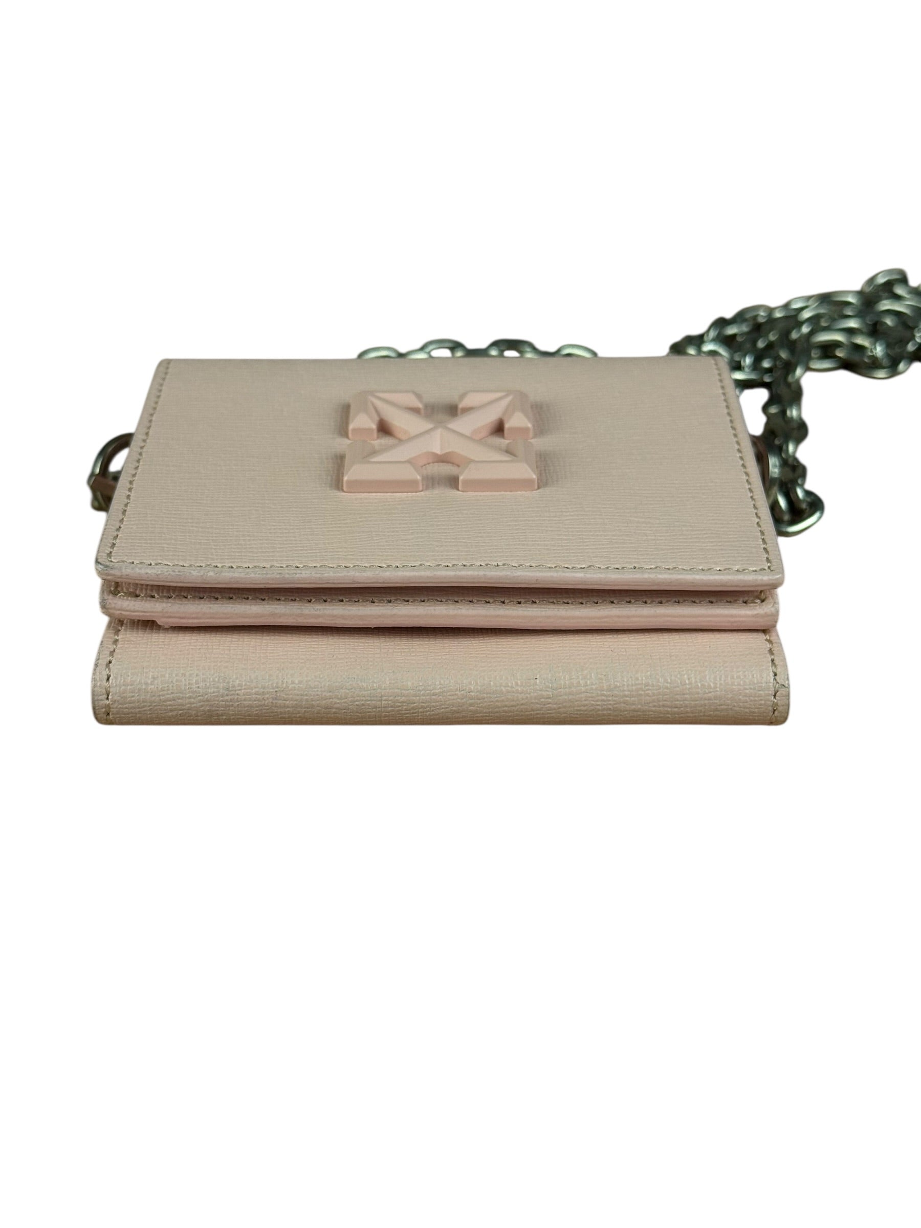 Off White Pink Jitney 0.5 Crossbody Bag