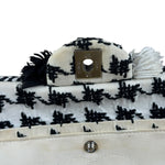 Chanel Tweed Woven Medium Classic Double Flap Bag 2014