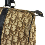 Christian Dior Brown Leather Trotter Boston Handbag