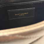 Saint Laurent Metallic Bronze Lambskin Quilted Le 57 Shoulder Bag