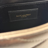 Saint Laurent Metallic Bronze Lambskin Quilted Le 57 Shoulder Bag