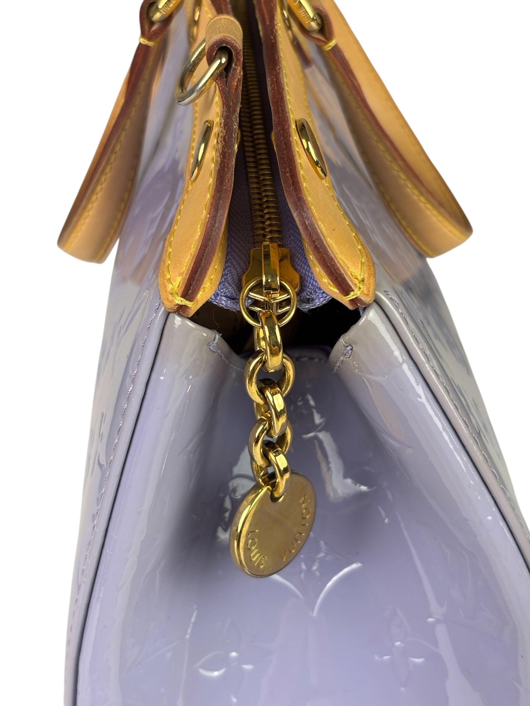 Louis Vuitton Lilac Vernis Monogram Brea Two-Way Bag