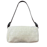 Fendi FF Canvas Baguette