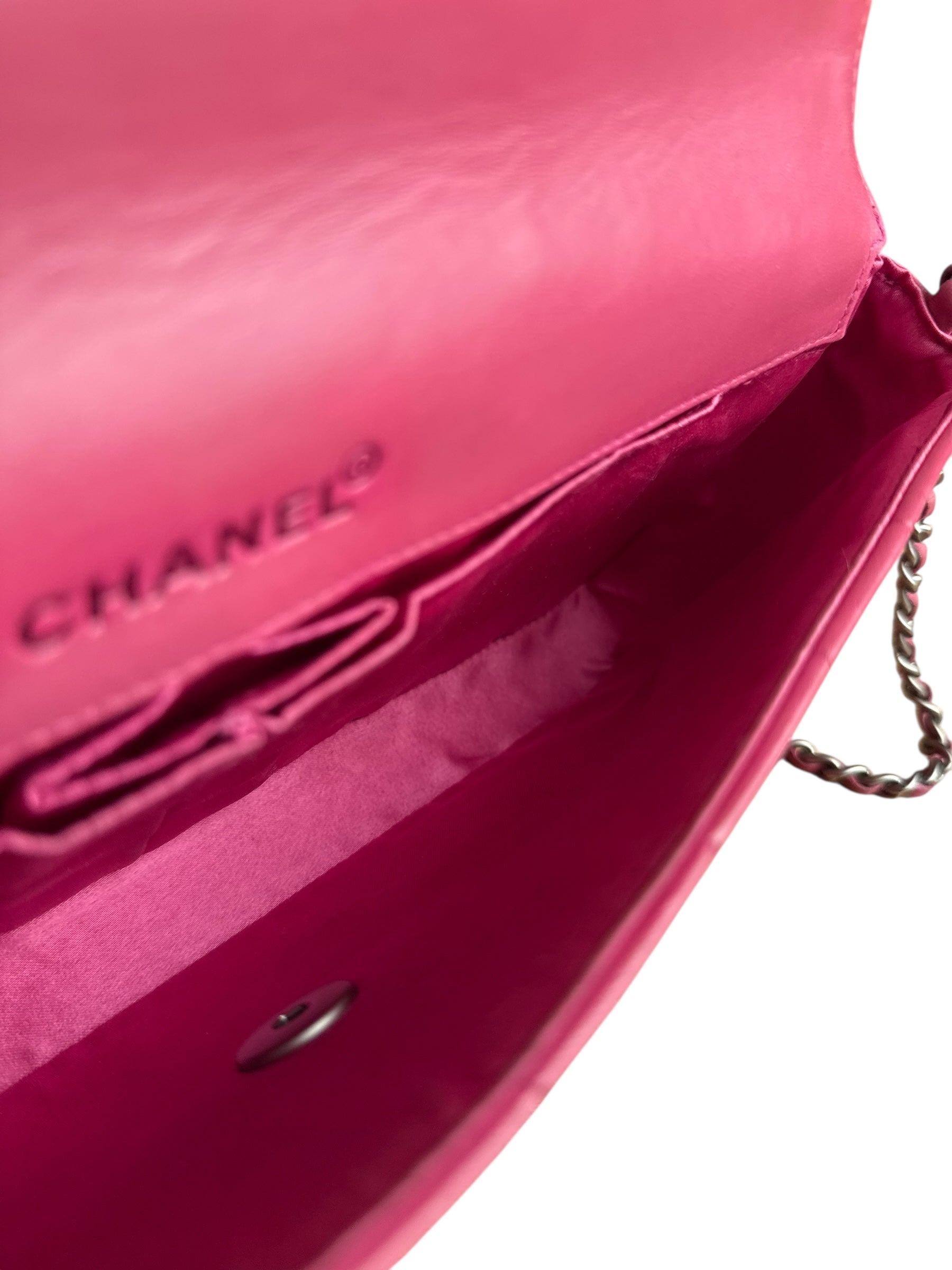 Chanel Pink CC 2002 Chocolate Bar Chain Flap