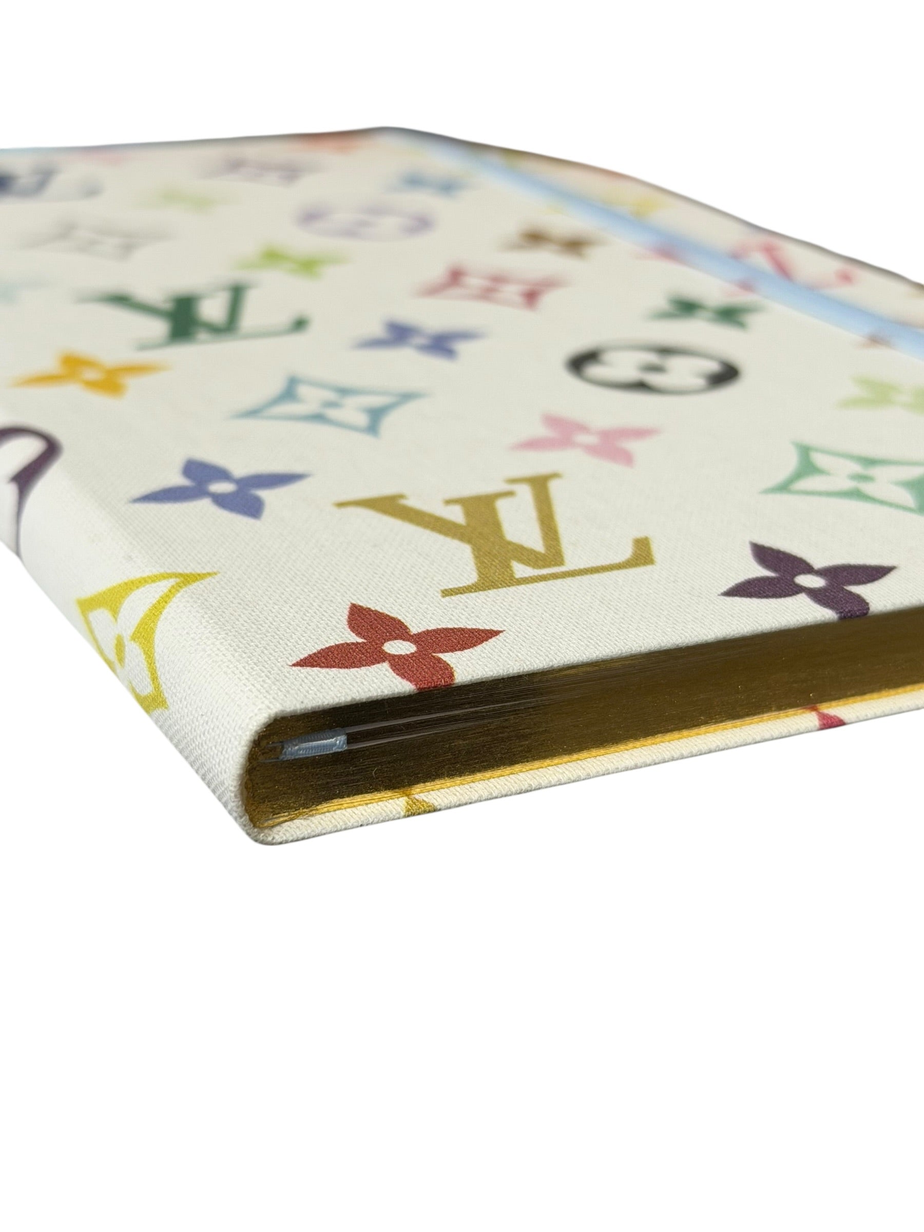 Louis Vuitton White Murakami Jane Notebook