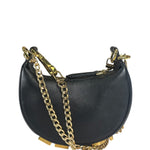 Fendi Vintage Black Leather Nano Fendigraphy Two-Way Bag Replacement Chains