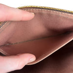 Louis Vuitton Monogram Vernis Pochette Beige