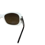 Chanel Vintage Black/White No. 5 Sunglasses