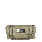 Chanel Light Grey Quilted Mademoiselle Chain Flap Bag 2008
