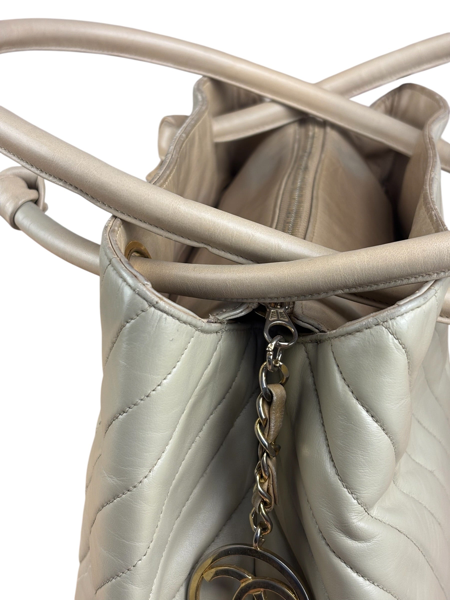 Chanel Tribeca Quilted Leather Tote Bag 2013
