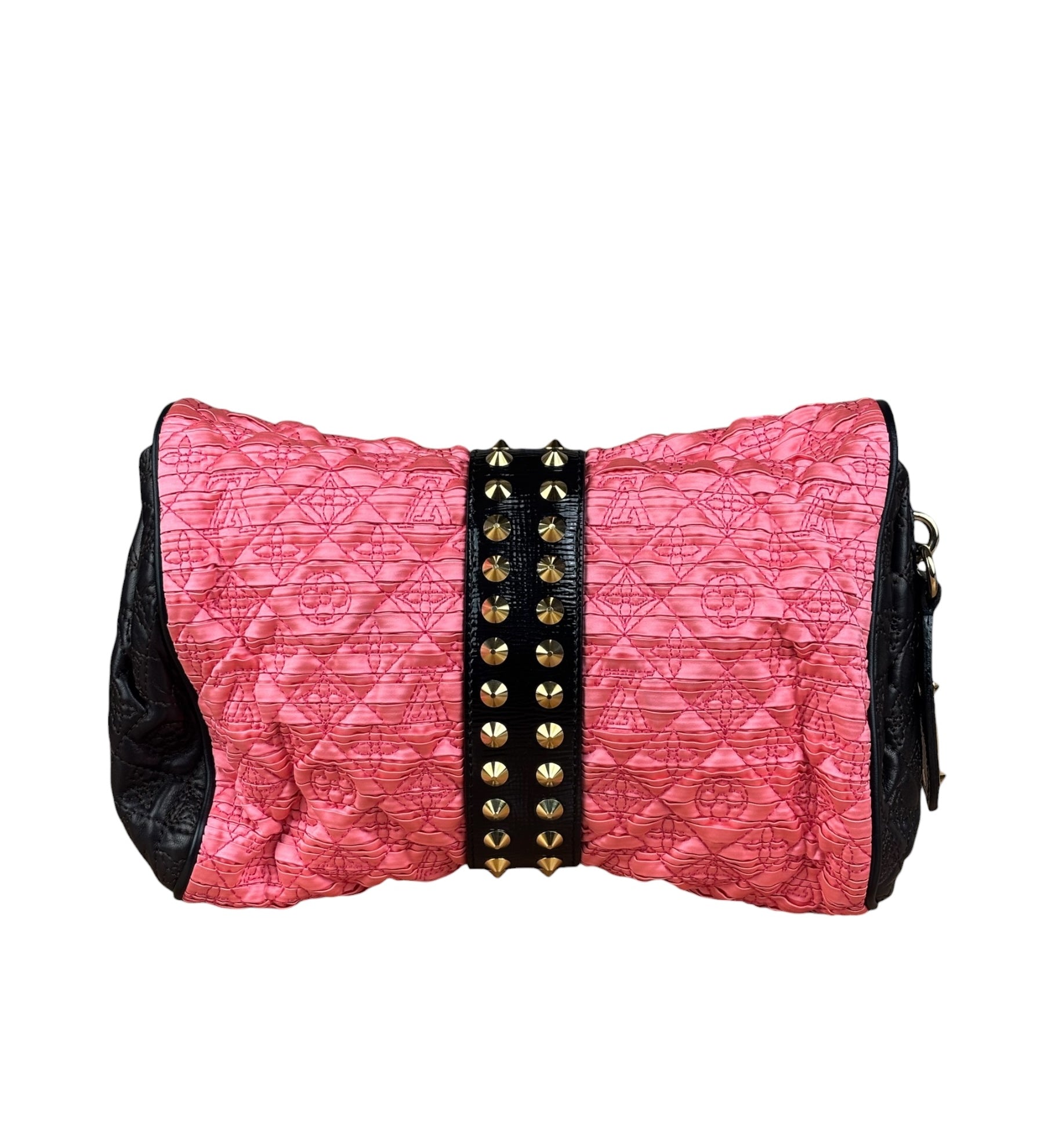 Louis Vuitton Limited Edition Bunny Pink Leather Monogram Coquette Clutch