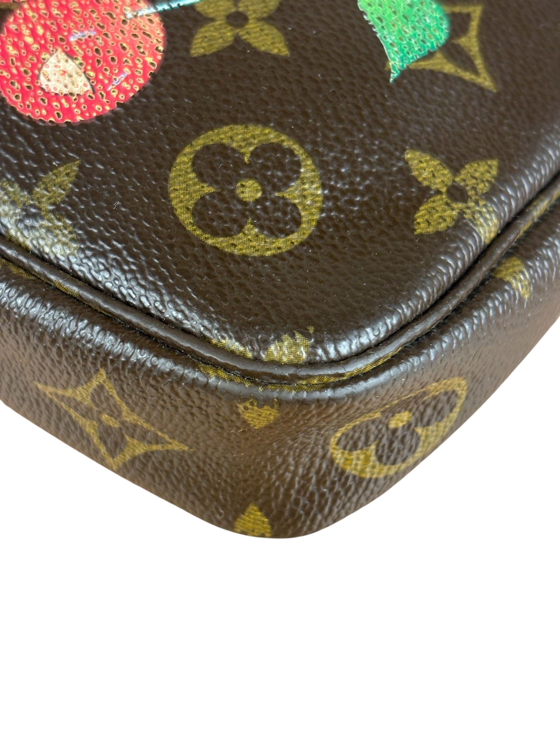 Louis Vuitton Vintage Murakami Cherries Pochette Shoulder Bag