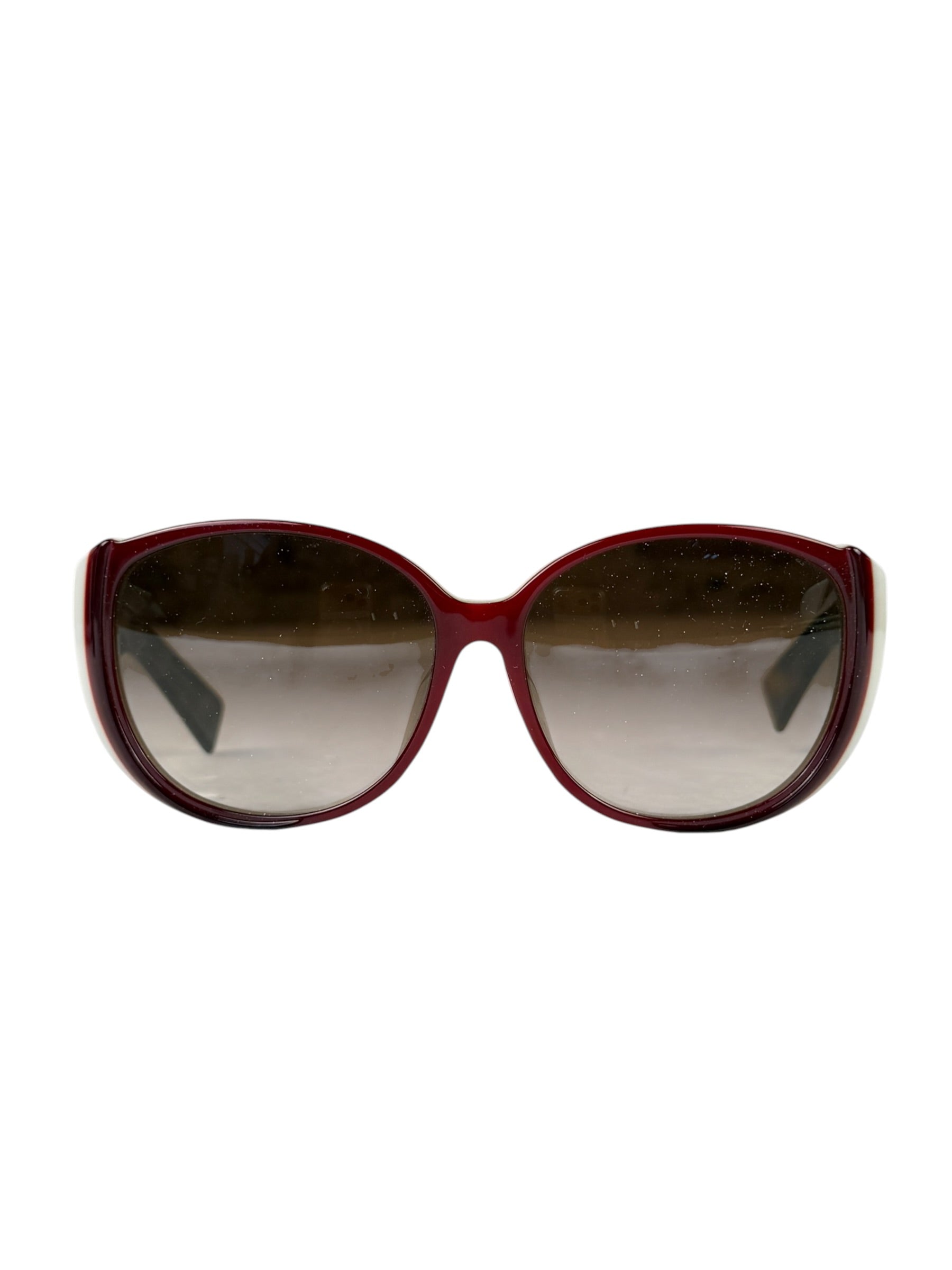 Christian Dior Cat-Eye Red-White Acetate Summerset F Frame
