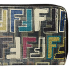 Fendi Zucca Spalmati FF Multicolor Long Wallet