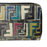 Fendi Zucca Spalmati FF Multicolor Long Wallet