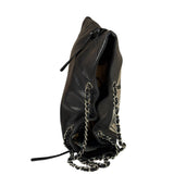 Chanel Black Leather CC Mirrored Mosaic Chain Tote 2008
