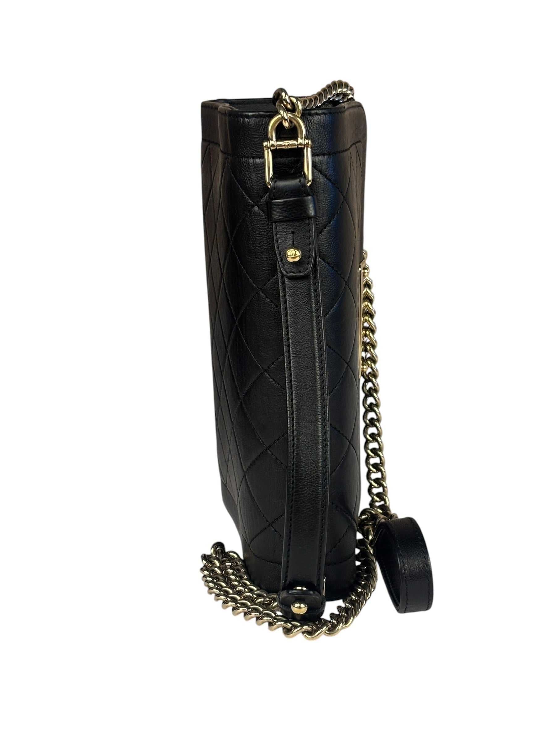 Chanel Black Leather Paris-Cuba Click Flap Bag 2017