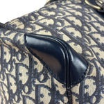 Christian Dior Vintage Navy Blue Trotter Boston Bag