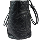 Chanel Black Quilted Calfskin Cambon Ligne Tote 2003