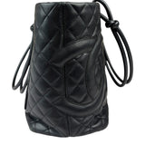 Chanel Black Quilted Calfskin Cambon Ligne Tote 2003