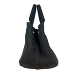 Prada Vintage Black Canvas Canapa Tote